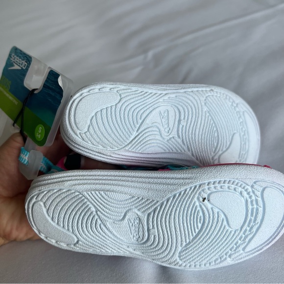 NWT Speedo Toddler Girls' Water Shoes - Pink Taffy  Size  S 5/6 - Picture 12 of 15